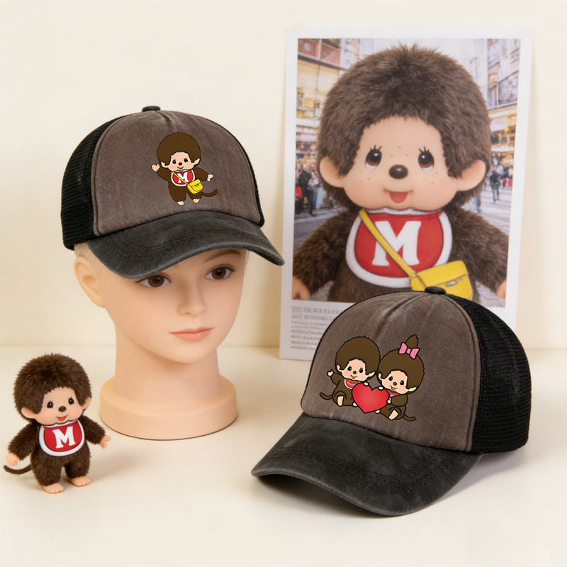 Monchichi Baseball Cap Boy Tru - Vintage Fashion Hats avaliação e preço