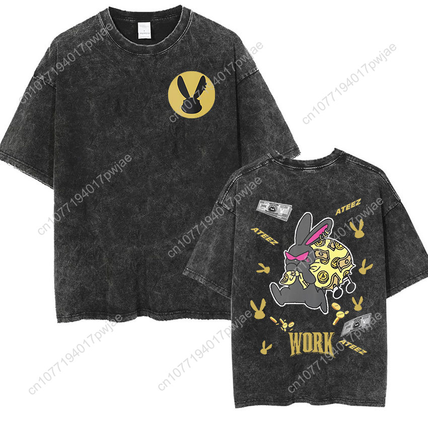 Korean Ateez Fin Wjll Album Co - Vintage Flannel Shirt avaliação e preço