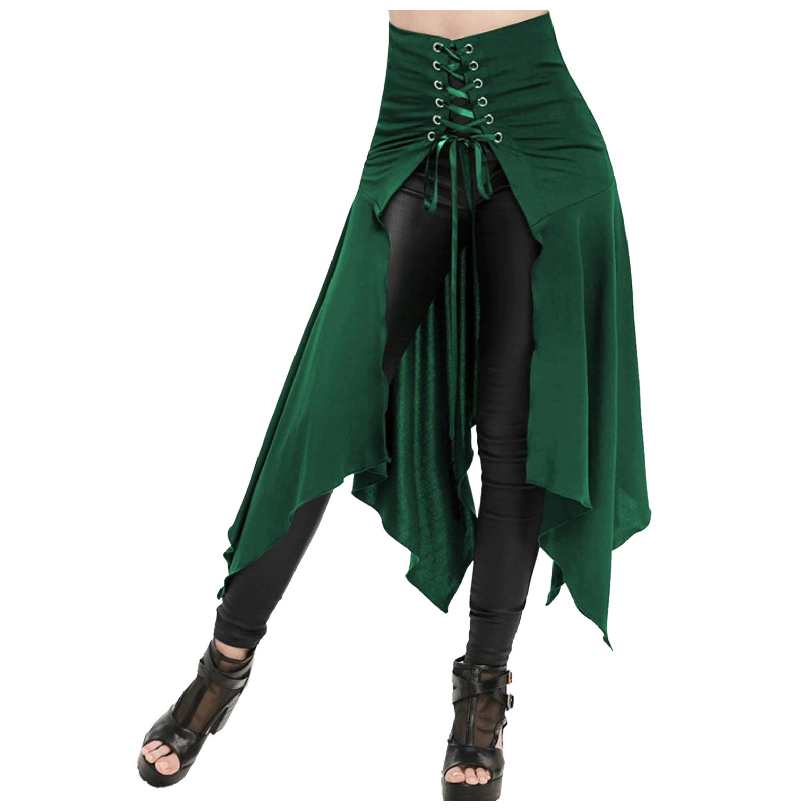 Gothic Skirt Black Medieval Vi - Vintage Fashion Dress avaliação e preço
