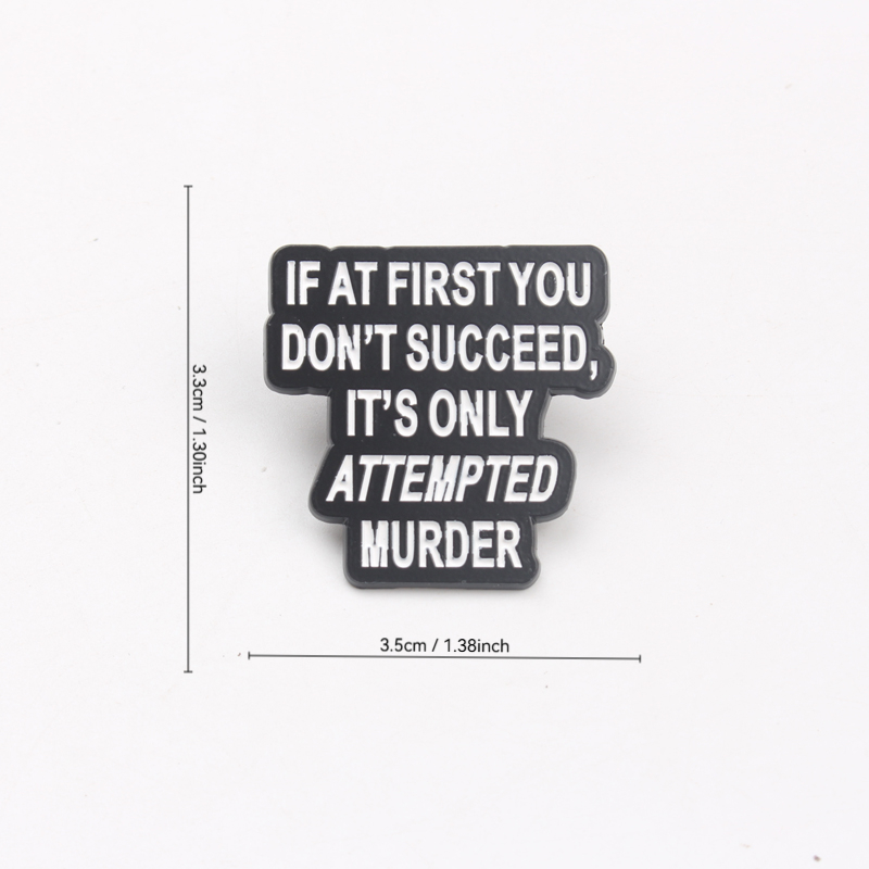 Vintage Funny Humorous Enamel  - Vintage Fashion Quotes avaliação e preço