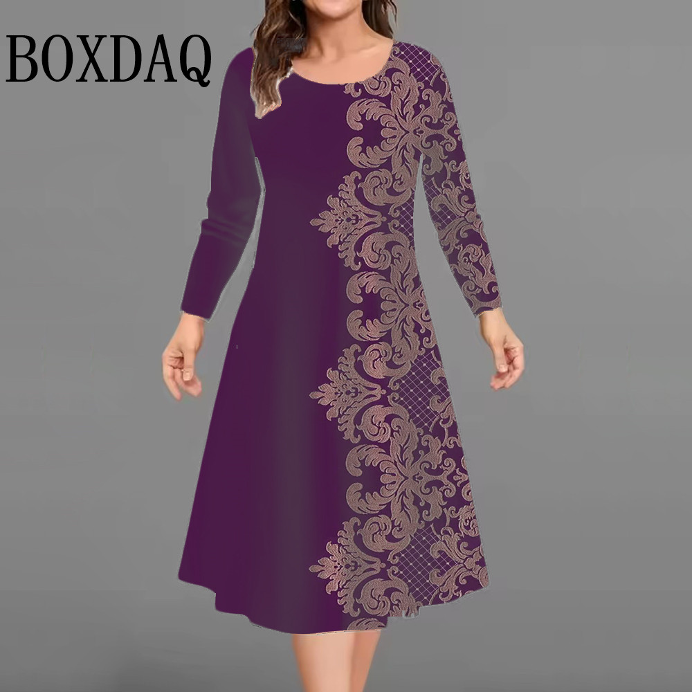 New Women's Retro Dress Flower - Vintage Fashion Fabrics avaliação e preço