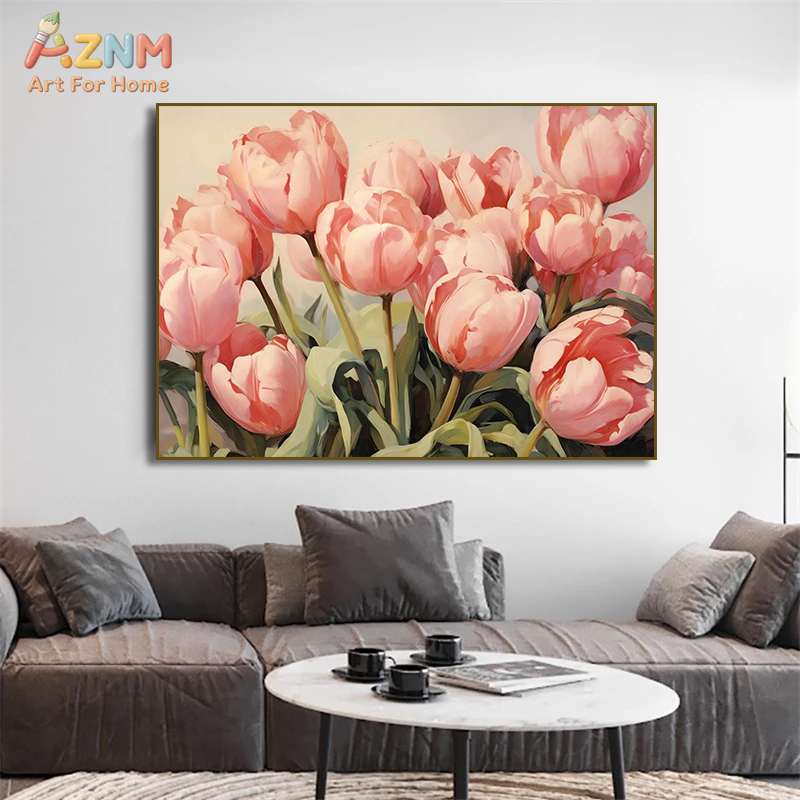 AZNM Vintage Flower Vase Canva - Vintage Fashion Wall Art avaliação e preço
